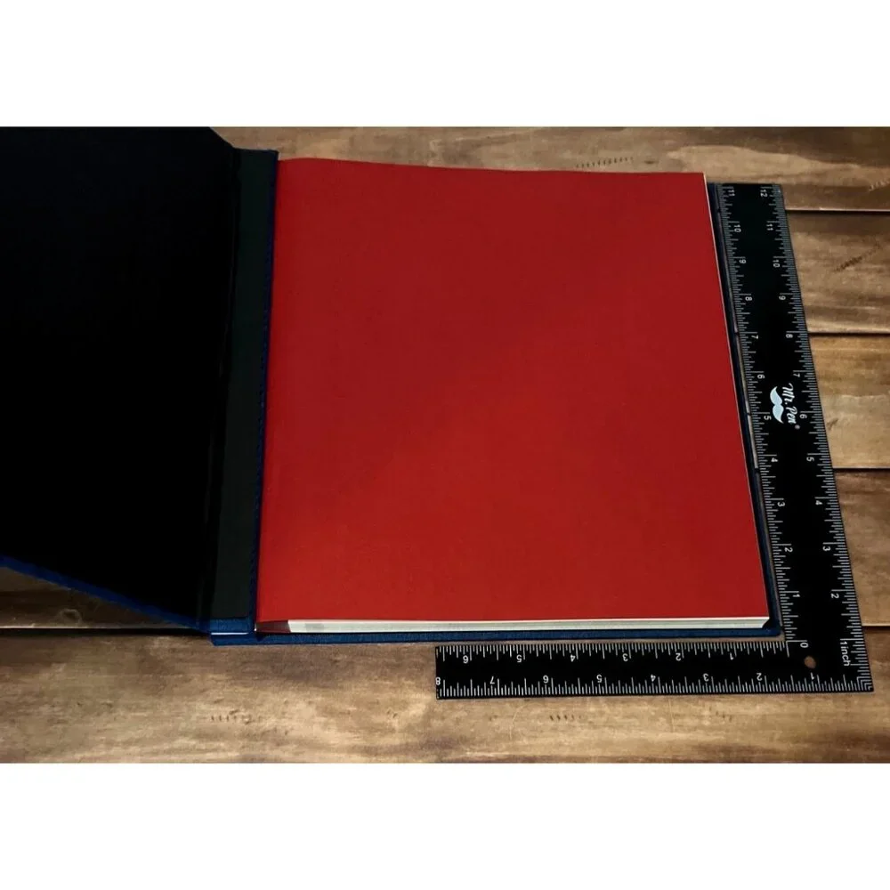 Spbapr Large Photo Album Self Adhesive Magnetic Scrapbook 40 Blank Pages Linen